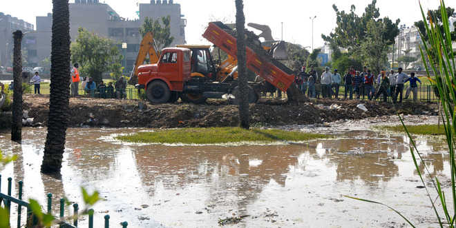 Day after minor girl’s death, MC fills pond with sand