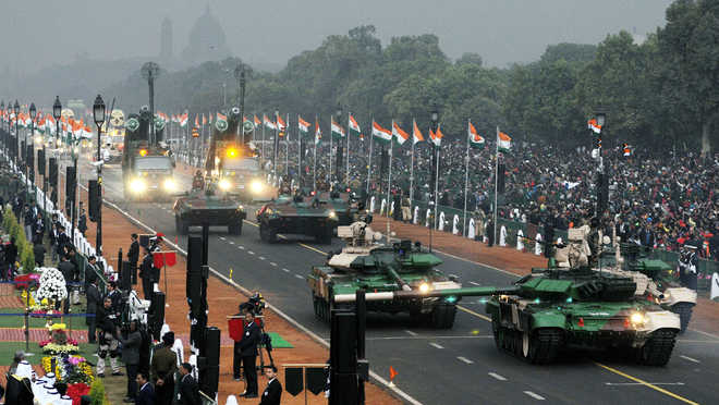 India displays its military might, cultural heritage on Republic Day