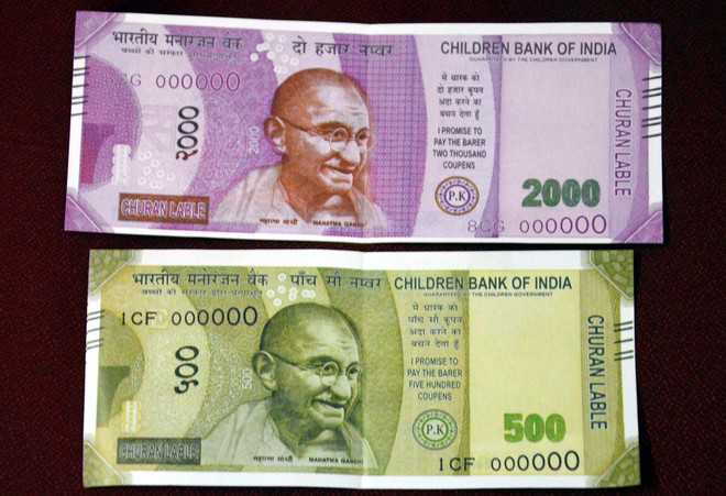 Beware of ‘Children Bank of India’ notes!