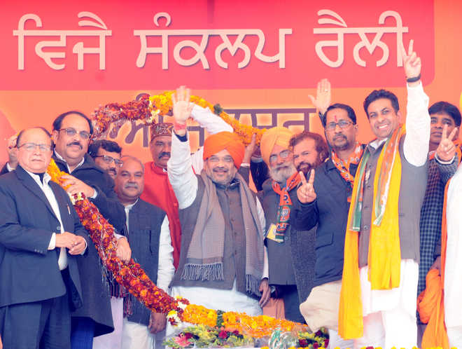 Only SAD-BJP can ensure security and harmony in Punjab: Amit Shah