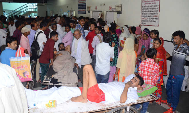 Patients suffer as Rohtak PGI resident doctors go on strike