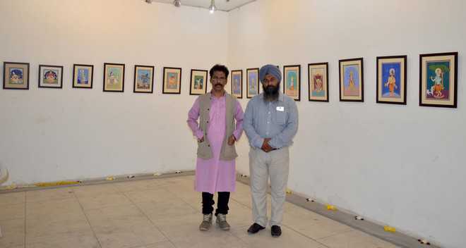 Rare Vijayanagar genre paintings come to city