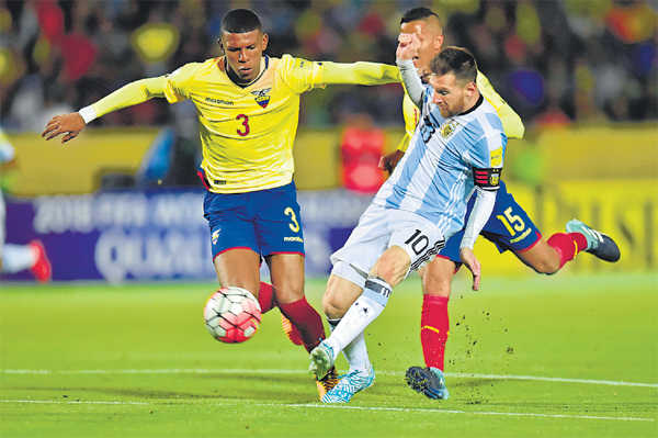 Messi magic earns Argentina win over Ecuador in World Cup qualifier