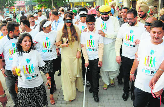 Blind walk shows the way