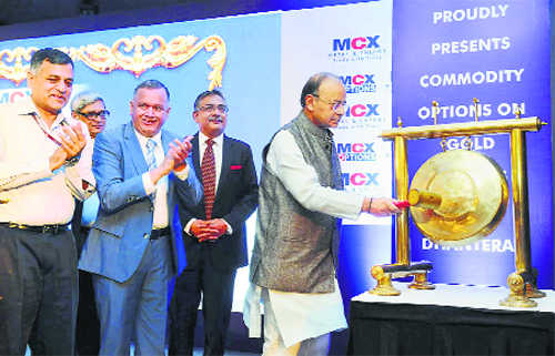 FM launches options trading in gold on MCX