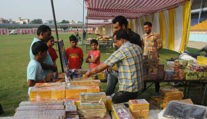 Fire safety measures given a miss at crackers market in city