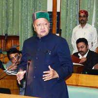 Virbhadra Singh files nomination from Arki constituency in Solan