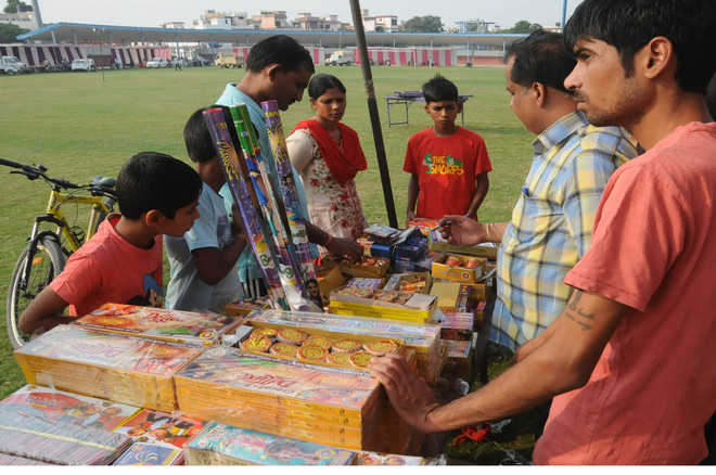Firecrackers sale dips this year