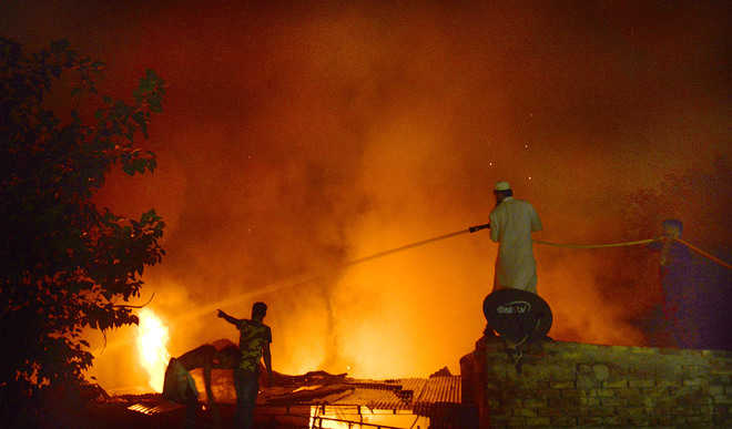 Over 15 fire incidents reported in city on Diwali night