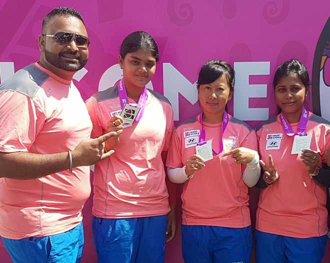 Women’s team wins compound silver
