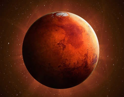 Mars has ideal conditions to produce oxygen from CO2