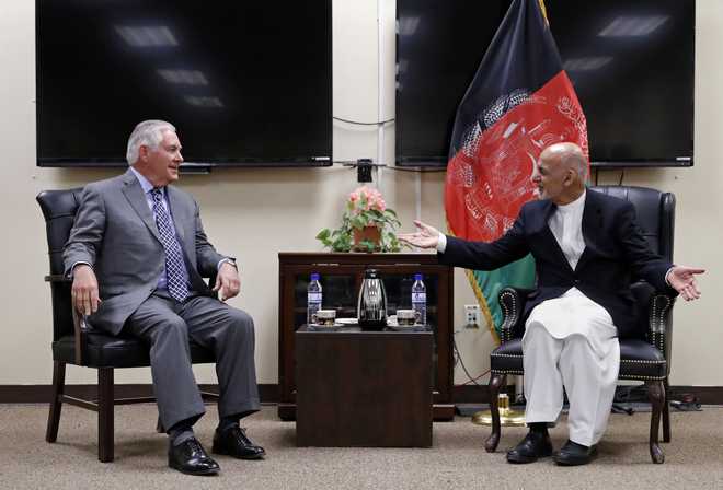 Ahead of India tour, Tillerson pays surprise visit to Afghanistan