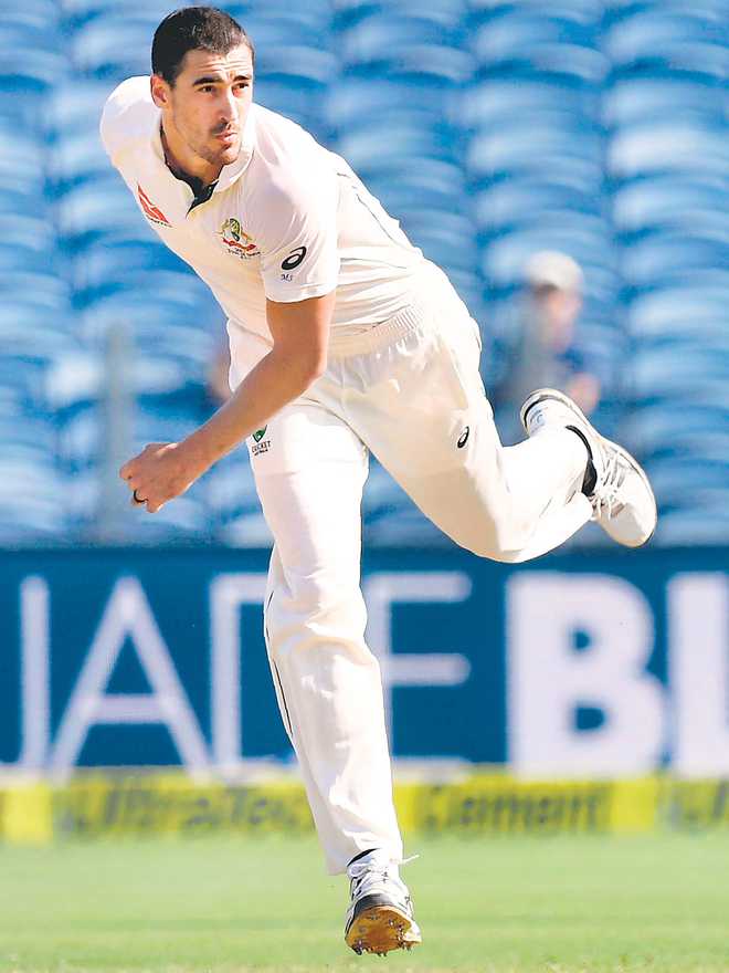 Fiery Starc fires Ashes warning with hat-trick