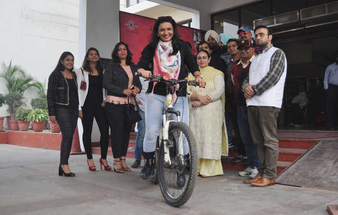 Cycling this city woman’s passion