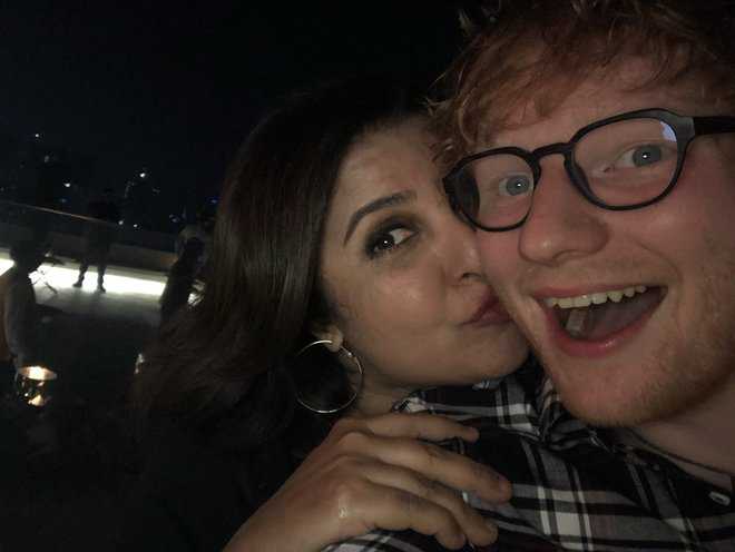 Farah Khan throws party for ED Sheeran