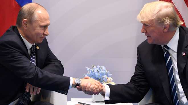 Trump, Putin reaffirm commitment to peacefully resolving Syrian civil war