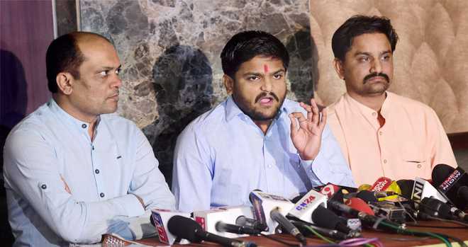 Gujarat polls: Hardik Patel announces support for Congress