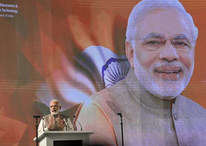 Modi pitches for sharing info among nations to counter cyber threat
