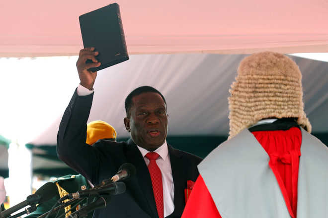 Mnangagwa sworn in as Zimbabwe President