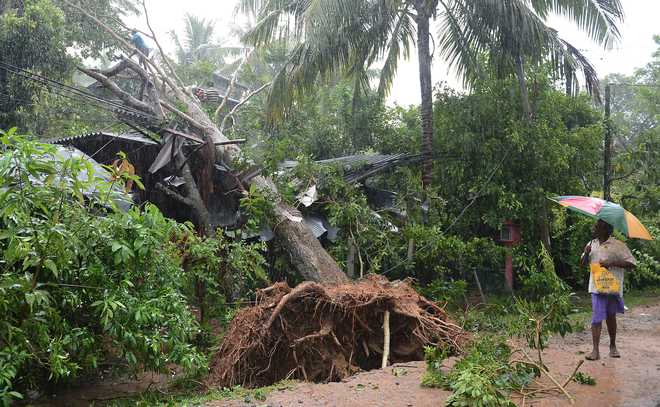 Powerful storm kills 13 in Sri Lanka; cyclone Ockhi moving away