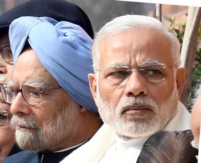 No competition with Modi on ''humble background'': Manmohan