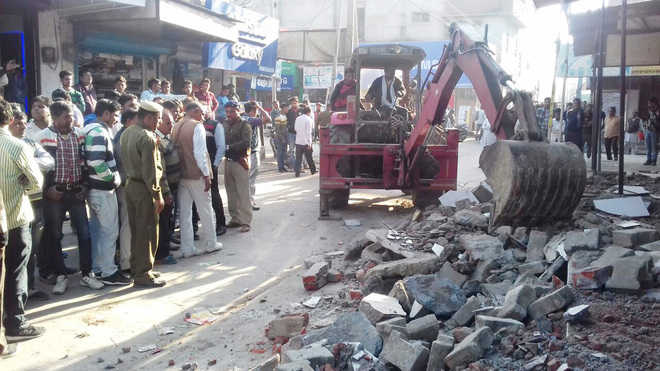 Encroachments removed in Kaithal