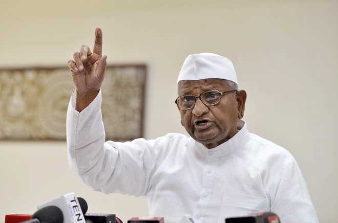 Hazare stir on cards again, PM on target