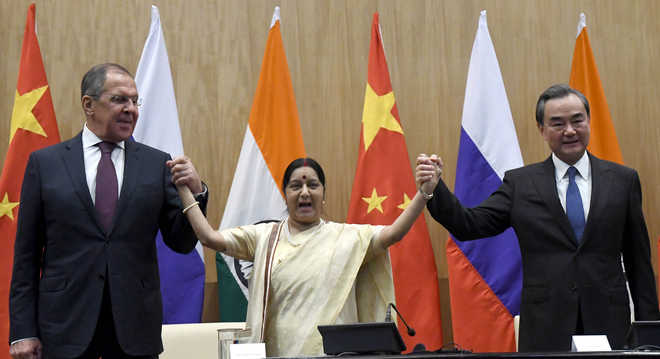 Russia, India, China talk to build trust and counter terrorism
