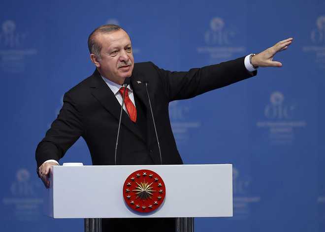 Erdogan urges recognition of Jerusalem as Palestinian capital