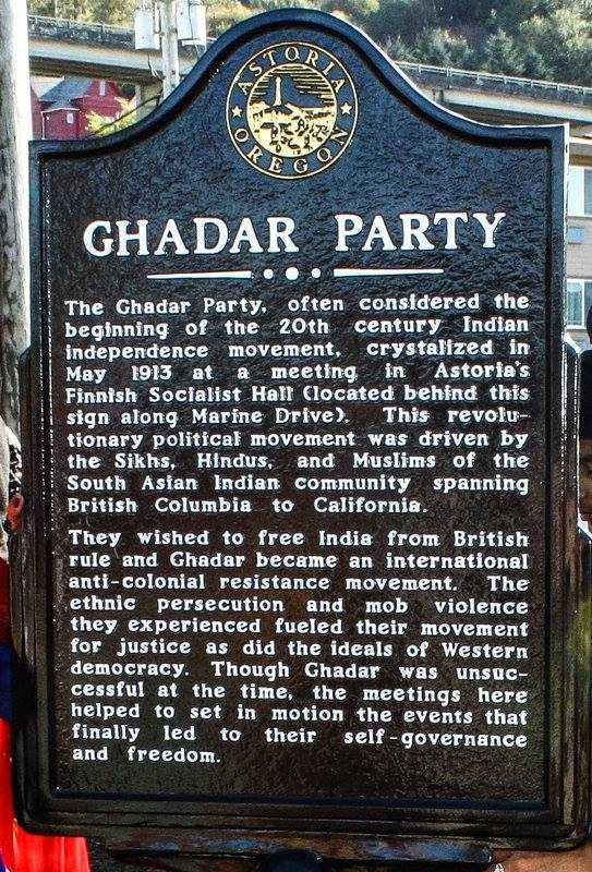 US politicians chip in for Ghadar plaque