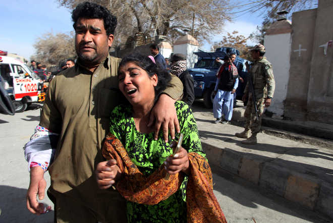 8 killed, 44 injured in suicide attack on church in Pakistan