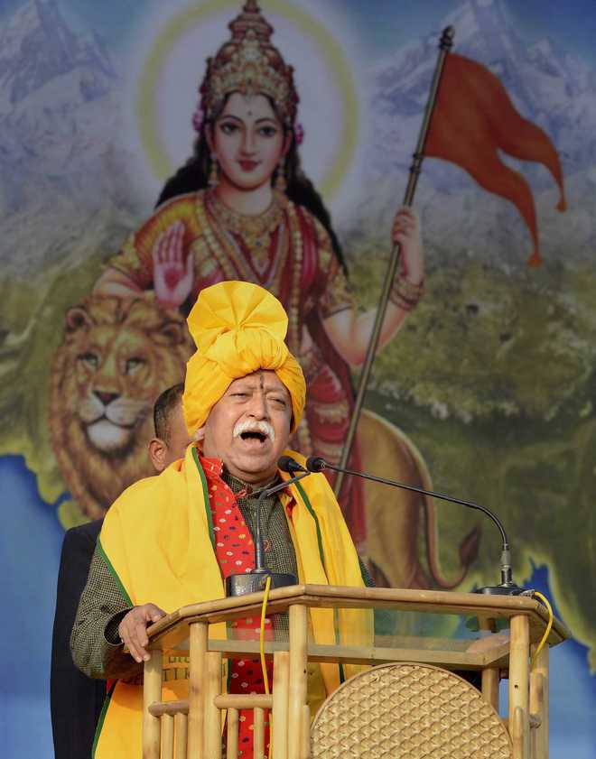 Anybody living in India is Hindu: RSS chief Bhagwat