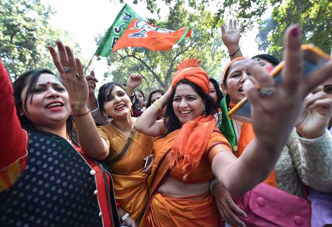 BJP retains power in Gujarat; Congress improves tally