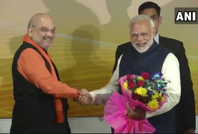 Gujarat, Himachal wins: All credit goes to PM Modi, BJP chief Shah