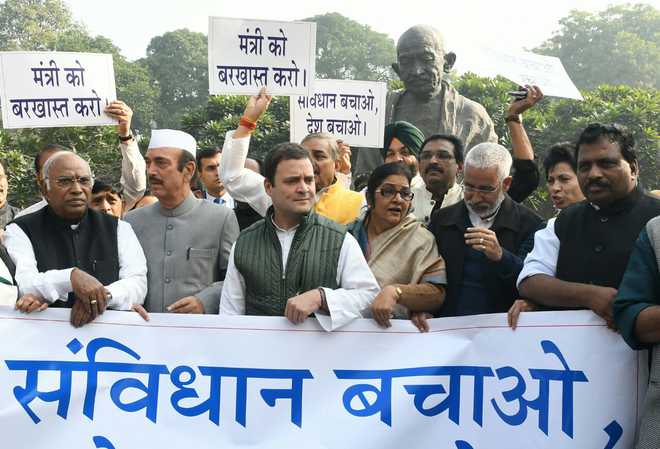 BJP Attacking Country''s Constitution, Using Lies For Benefit: Rahul ...