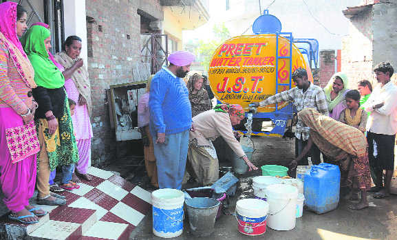 2 Mohali villages without water for 4 days