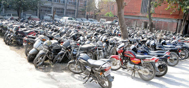 Seized vehicles at police stations worry cops