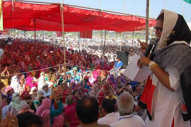 Peaceful show of strength in Jhajjar