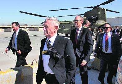 Mattis in Iraq, says we are not here for your oil