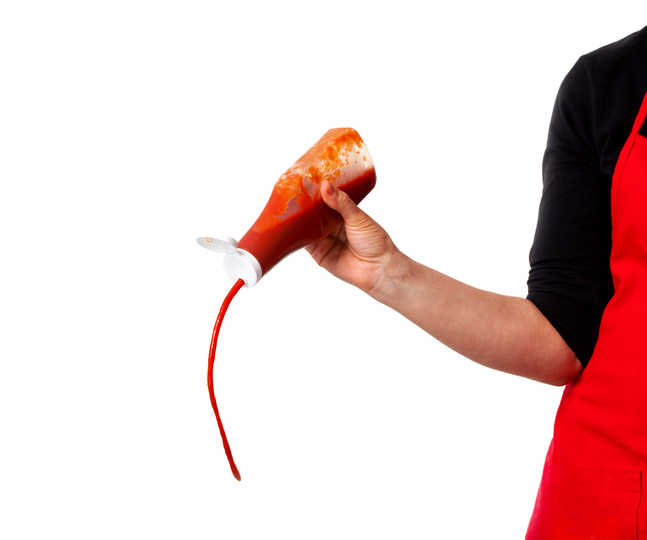 PIO''s slippery bottle solves ketchup problem