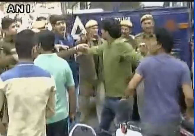 Clashes at Ramjas College over JNU student Umar Khalid’s event