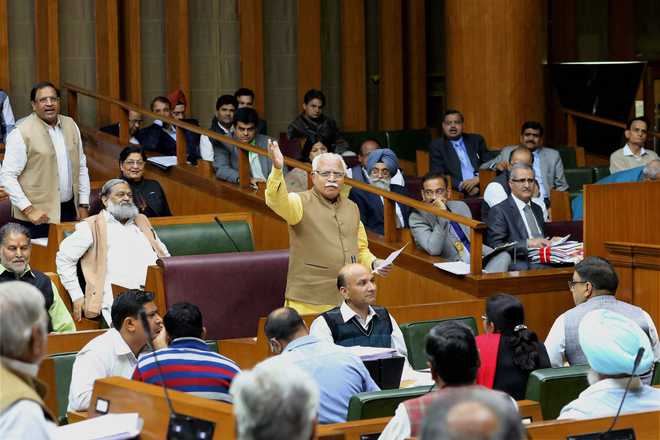 Gurmehar issue rocks Haryana Assembly : The Tribune India