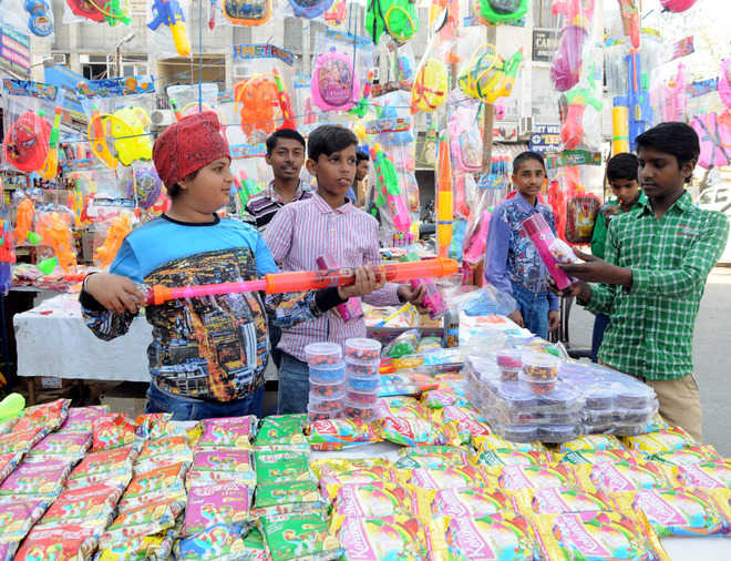 Sea-change in products used in Holi celebrations