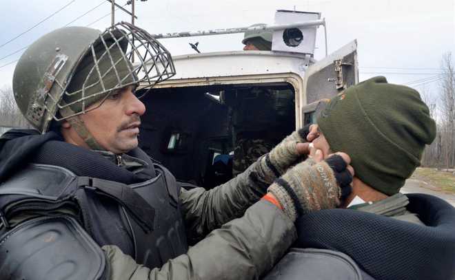 3 militants killed, Army Major injured in Kashmir gunfights