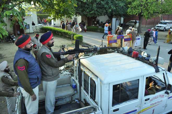 Officers descend on Patiala palace