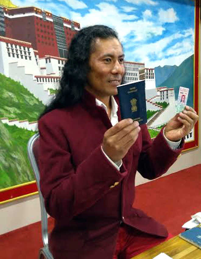 Finally, Tibetan showman gets Indian passport
