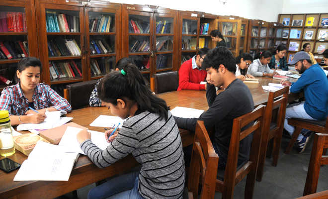 Separate reading section at physics dept library a boon for students