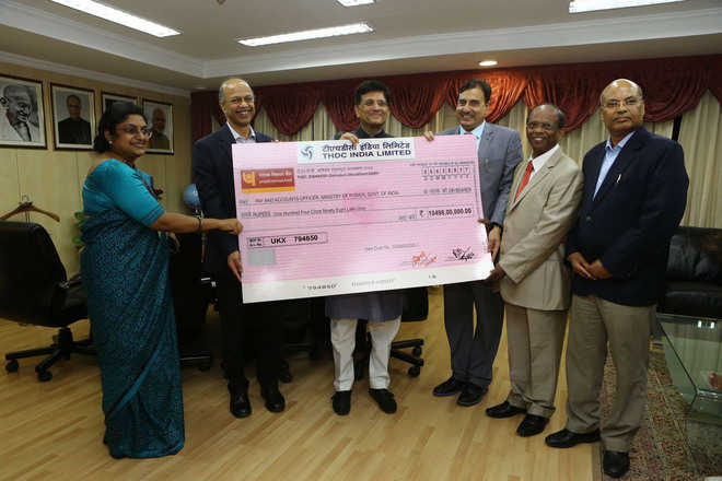 THDCIL pays Rs 105 crore to Centre