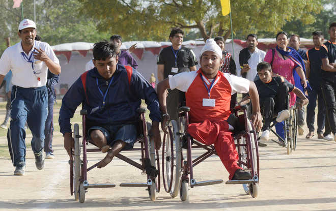 1,200 take part in sports meet for differently-abled
