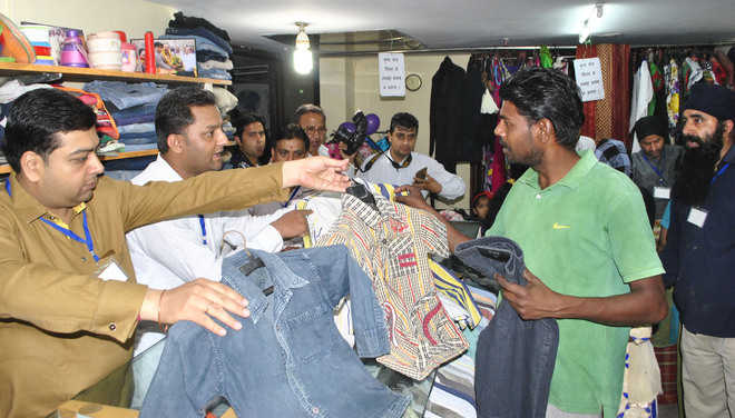 Philanthropists sell used clothes at Rs13 to poor